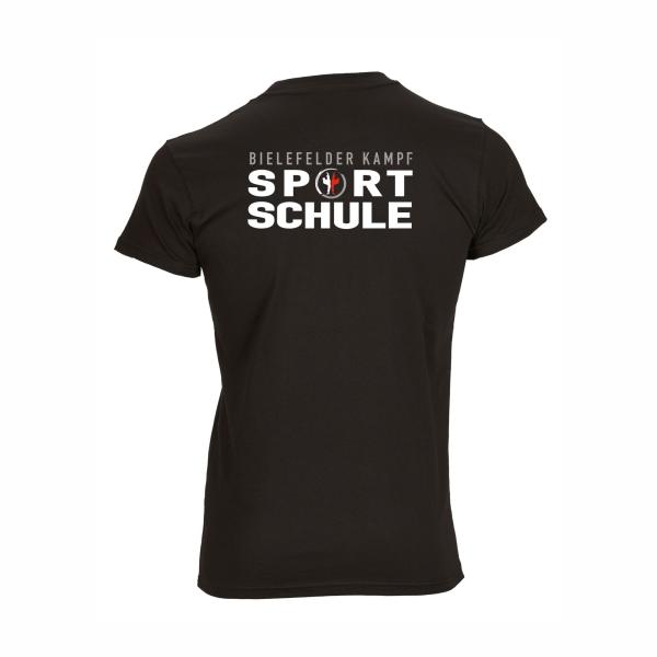 Bielefelder Kampfsportschule Wettkampfshirt Ju Sports schwarz